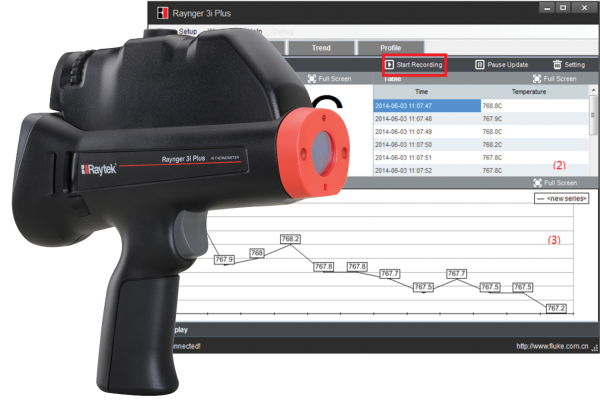 Termómetro portátil IR Raytek® Raynger® 3i Plus