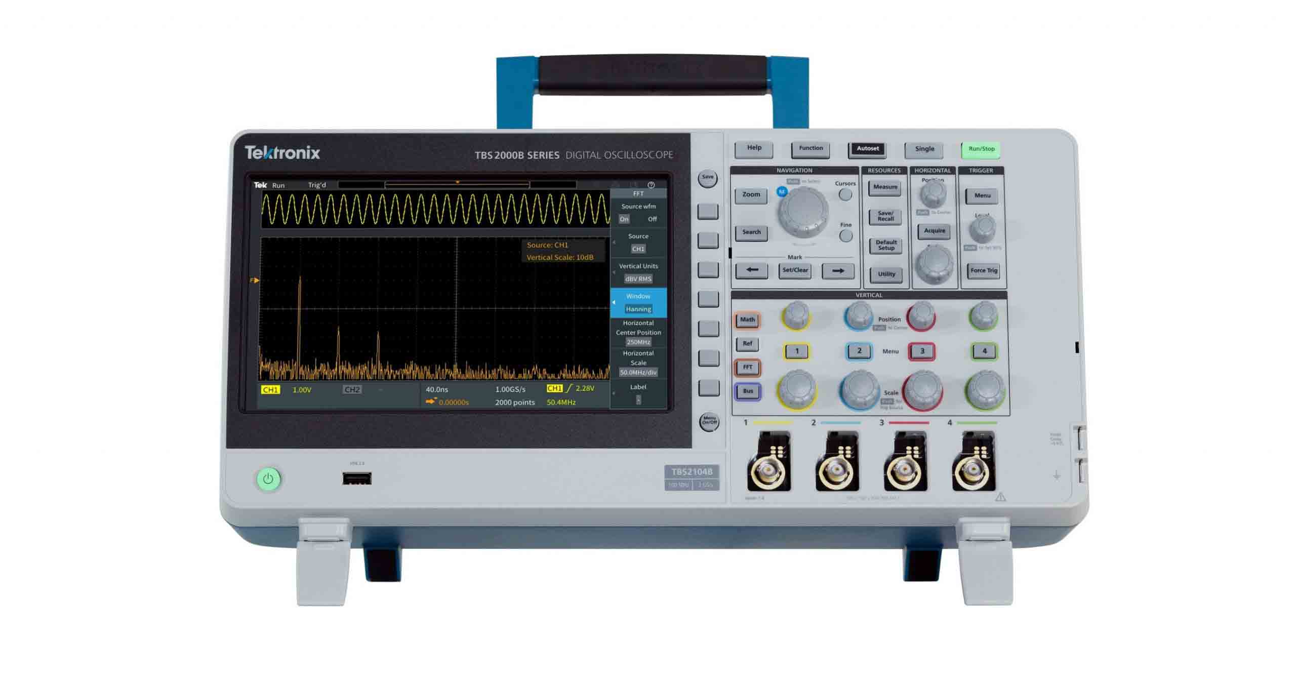 Tektronix TBS1052C - Osciloscopio digital de banco 50 MHz