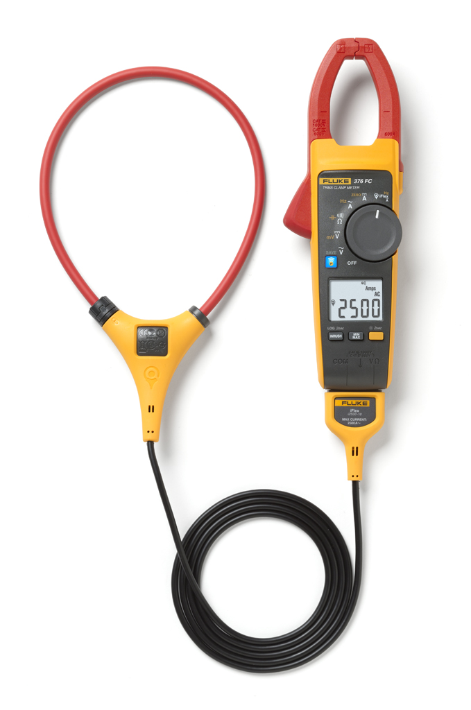 Pinza amperimétrica TRM Fluke de CA/CC 1000 A FLUKE 376 FC con sonda iFlex