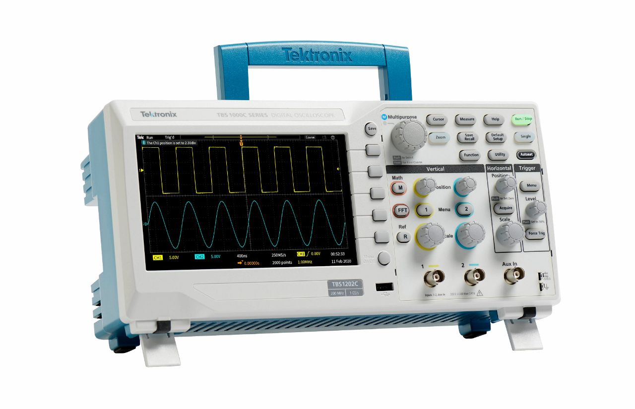 TBS1000C Osciloscopio digital Tektronix 2 canales