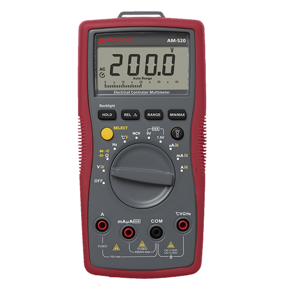 Multímetro digital HVAC Amprobe AM-520