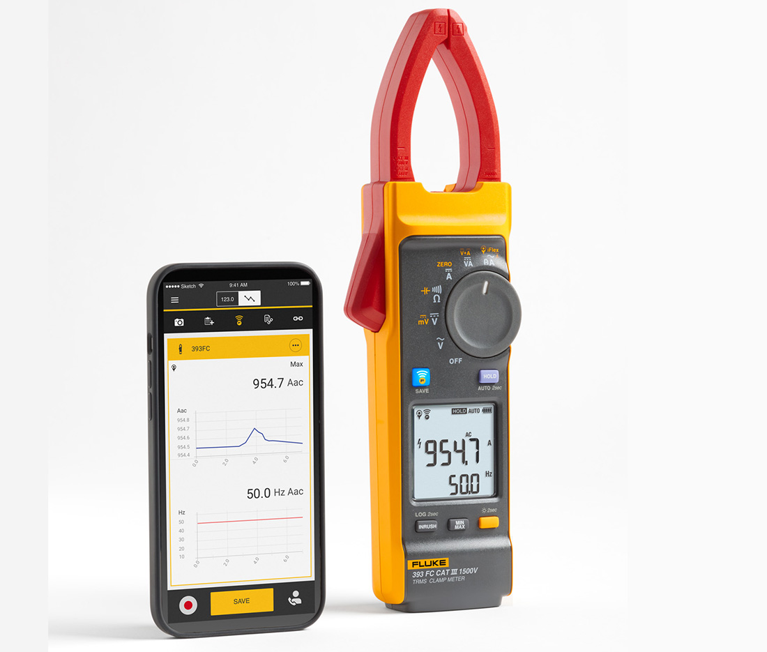 Fluke 393 FC Pinza Amperimétrica 1500 V CAT III