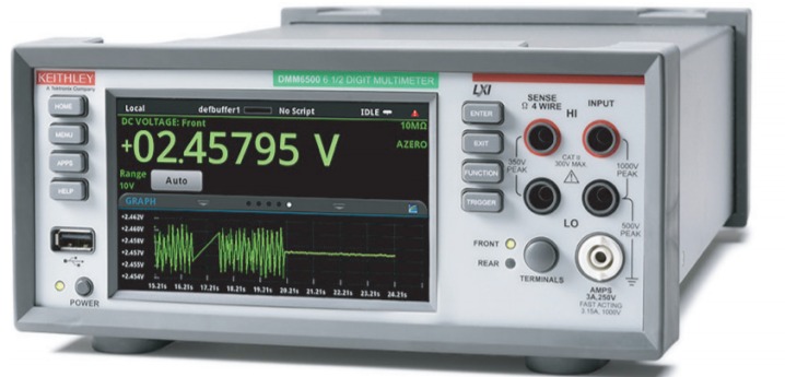 Multímetro Keithley DMM6500 de 6.5 dígitos con pantalla táctil