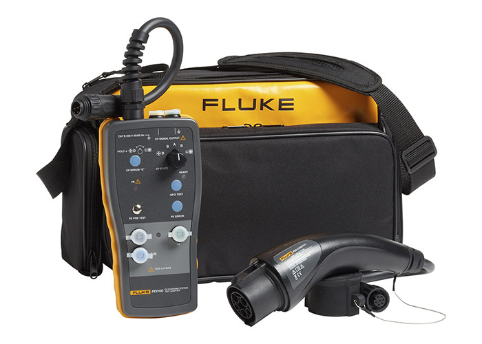 Fluke FEV100 Adaptador comprobación estaciones de carga vehículos eléctricos