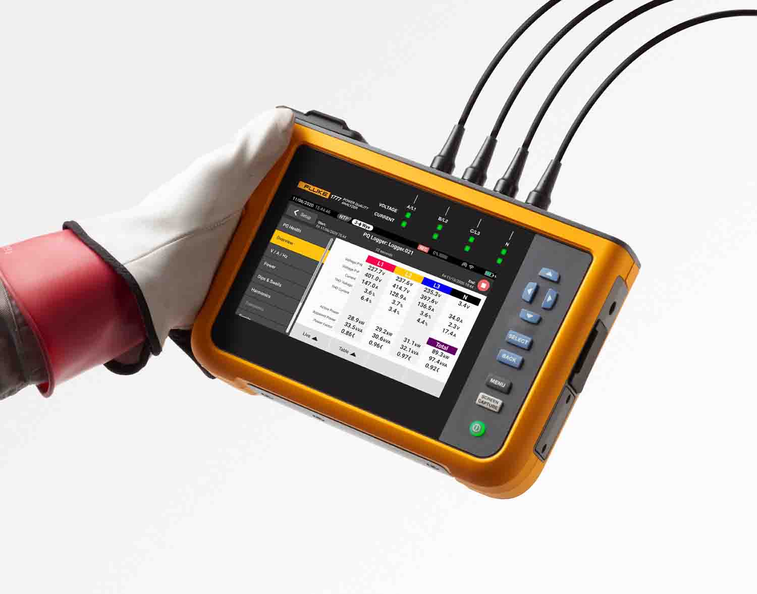 Fluke 1777 Analizador trifásico Calidad Eléctrica