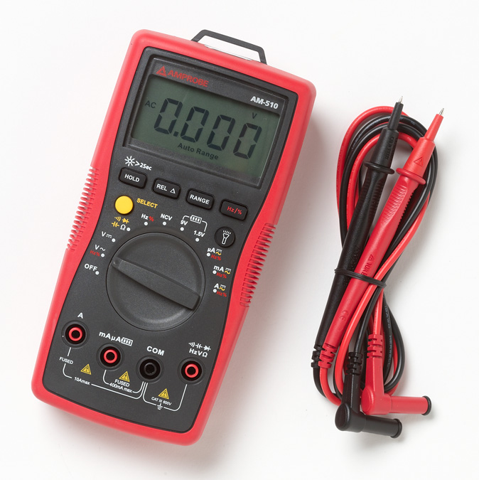 Multímetro digital comercial / residencial Amprobe AM-510