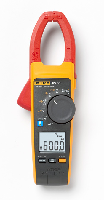 Fluke 375 FC Pinza amperimétrica TRMS de CC/CA de 600 A