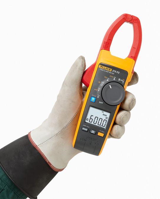 Pinza amperimétrica TRMS de CC/CA de 600 A Fluke 375 FC