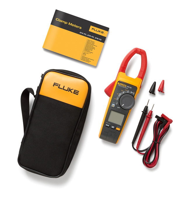 Pinza amperimétrica TRMS de CC/CA de 600 A Fluke 375 FC