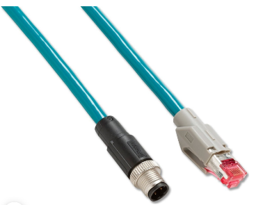 Cable 2M., M12 Macho A Enchufe Rj45