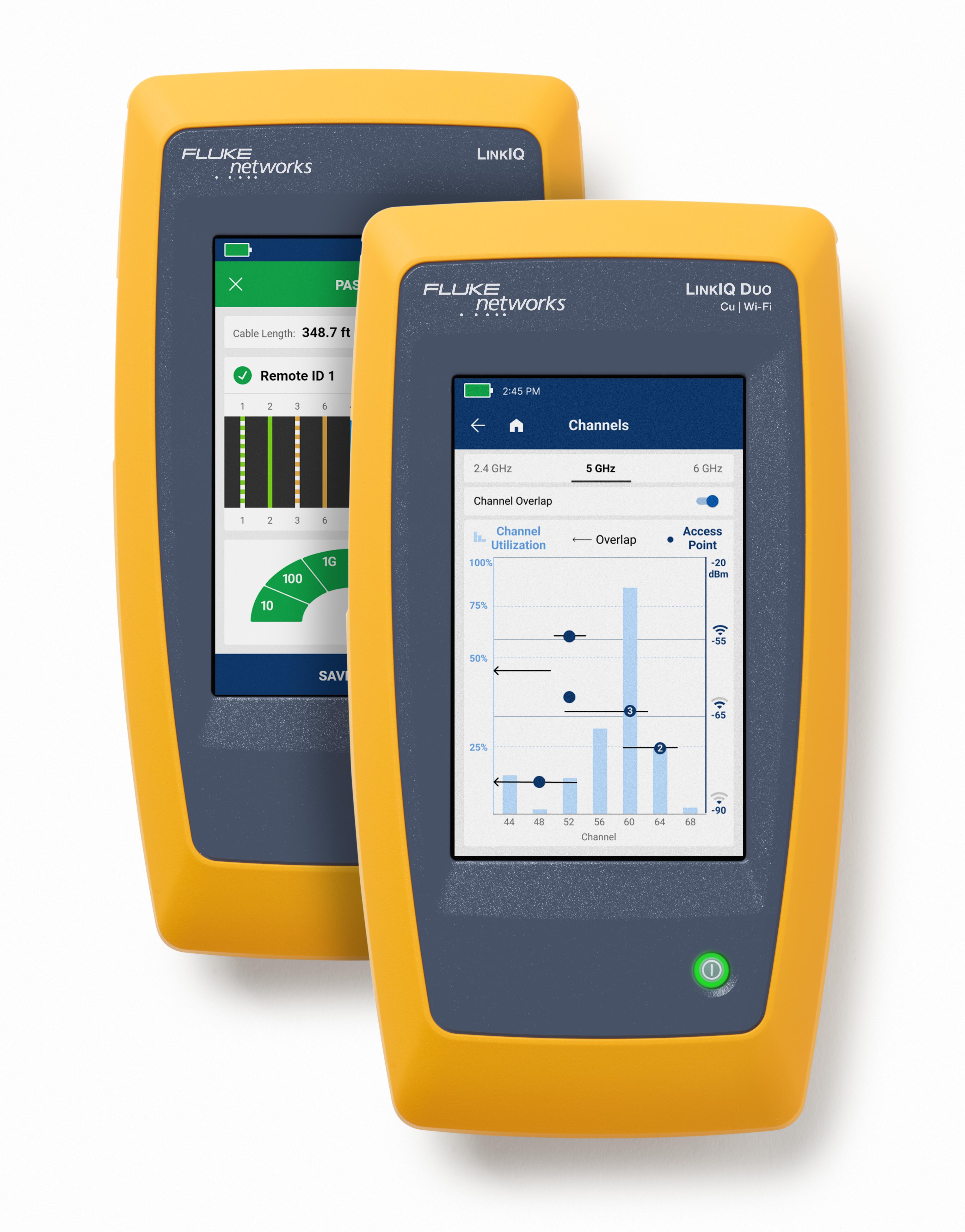 Comprobador de cableado, red y Wi-Fi LinkIQ™ de Fluke Networks